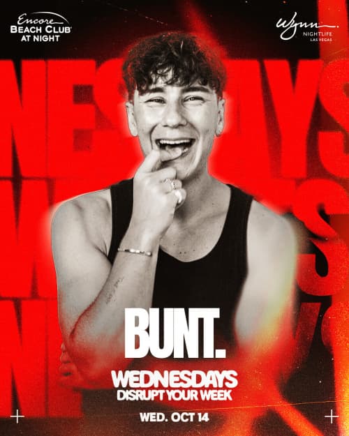 BUNT. at EBC At Night on October 14, 2026