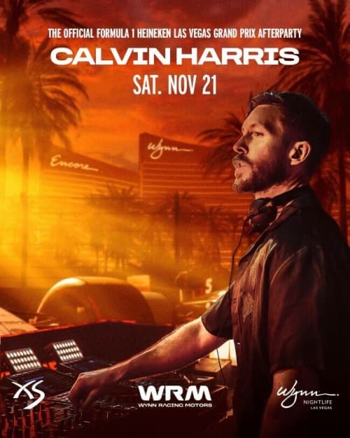 Calvin Harris at XS Nightclub on November 21, 2026