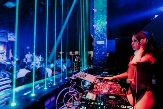 TAO Nightclub Las Vegas — DJ booth and venue interior