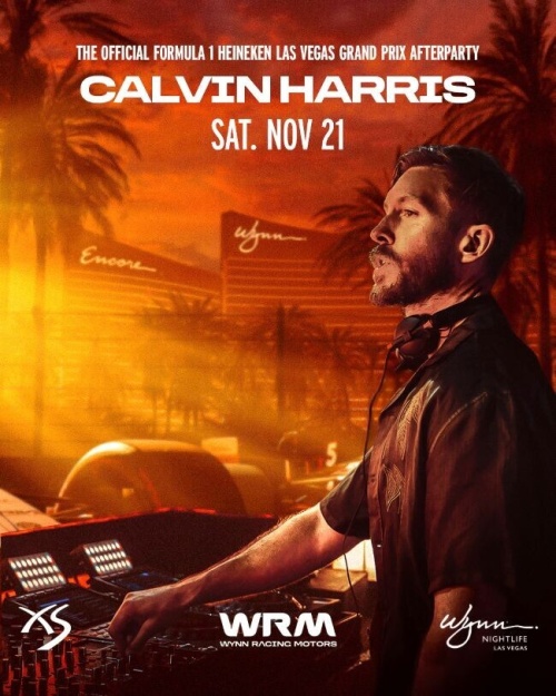Calvin Harris at XS Nightclub on November 21, 2026
