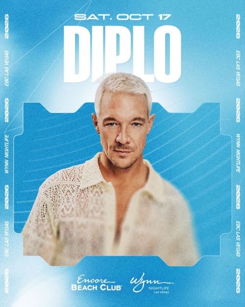 Diplo at Encore Beach Club on October 17, 2026